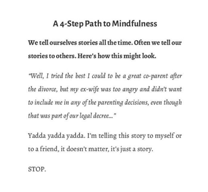 4-step path to mindfulness